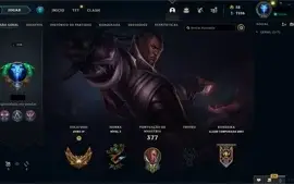 Conta Lol + Valorant, 215 skins no lol e algumas no valorant
