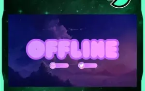 Overlay para streaming 4 telas -  pink mountain