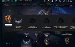 Conta prata 1 com 55 Champs e 12 Skins