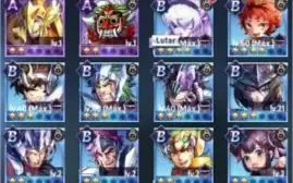 Saint Seiya Awakening LVL 52 Servidor A-4 Cygnus + Banners