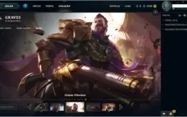 CONTA GOLD 3 LEAGUE OF LEGENDS - COM MUITAS SKINS !