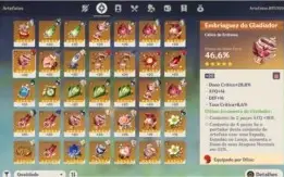 CONTA AR55 XIAO/DILUC/VENTI/KEQING/JEAN - 2HOMA/JADE/FALCÃO