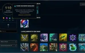 Conta Lol 2012 Ícone Barão Noel Main Riven 15k EA