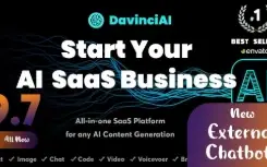 PHP Davinci AI - All-In-One SaaS Platform for AI Text, Image