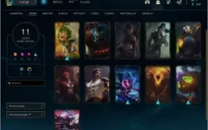 Conta league of legends platina
