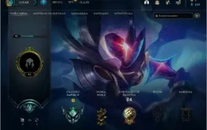 Conta league of legends platina