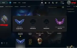 CONTA DIAMANTE 3 COM MMR BOM E POUCO JOGO, S11 MESTRE 400PT