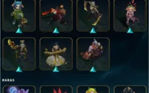 VENDO CONTA LOL LVL 299, 519 SKINS.