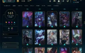 Conta Lol Com Lulu Prestígio, Main Suporte - 160 Skins