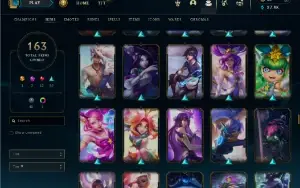 Conta Lol Com Lulu Prestígio, Main Suporte - 160 Skins