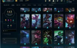 Conta Lol Com Lulu Prestígio, Main Suporte - 160 Skins