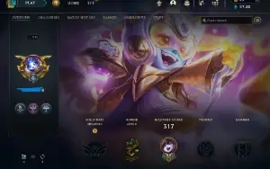 Conta Lol Com Lulu Prestígio, Main Suporte - 160 Skins