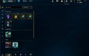 Diamante 4 com 35 Champs e 6 Skins + 2 Fragmentos