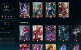 Conta 261 Skins Platina League Of Legends LOL