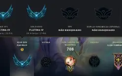 Conta 261 Skins Platina League Of Legends LOL