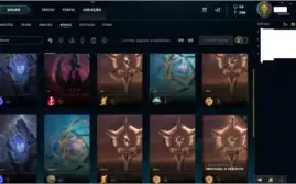 Conta Diamante 5 Season8, todos campeões, várias skins