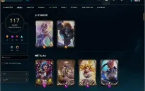 conta lol evelyn qyiana neeko prestigio
