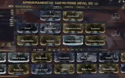 Conta Warframe MR10 (Primes interessantes)