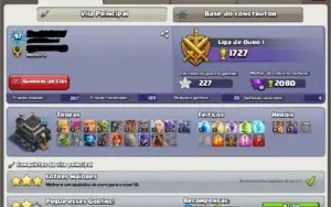 Clash of clans cv 9 recente com ataque aereo full