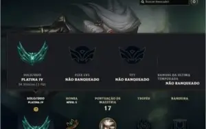 Conta Platina 4, Ganhando 25+ Pdl, Lvl 36, 13630 Essencias