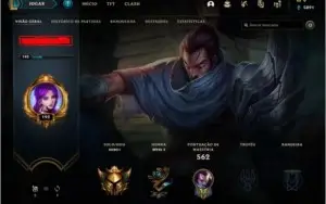 Conta Ouro 1, todos os champs, 245 skins