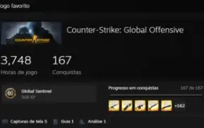 Conta main csgo steam 20GC 38 steam