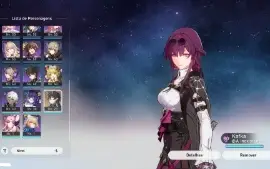 Honkai Star Rail 6 Personagens 5 estrelas+6 Armas 5 estrelas