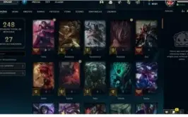 Conta league of legends platina