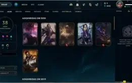 Conta league of legends platina