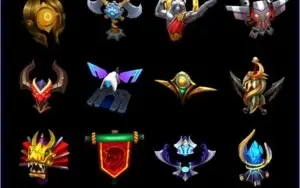 Conta LOL Gold 4/Todos Champs/110 Skins/129 ícones/12 wards.