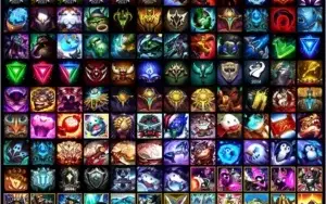 Conta LOL Gold 4/Todos Champs/110 Skins/129 ícones/12 wards.