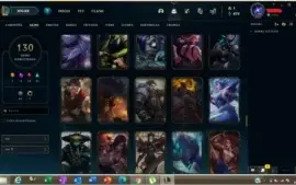 Conta lol LV333 130SKINS Quase todos os champions