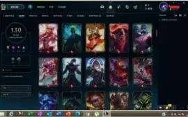 Conta lol LV333 130SKINS Quase todos os champions