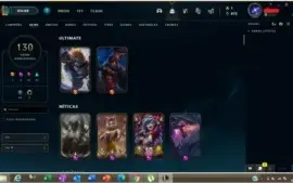 Conta lol LV333 130SKINS Quase todos os champions