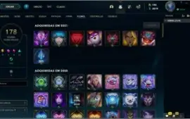Conta Platina com 185 Skins