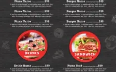 Pack Artes Canva Cardápios 2024 Premium