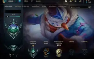 CONTA LOL PLATINA 3 BARATA