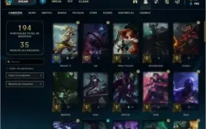 CONTA LOL PLATINA 3 BARATA
