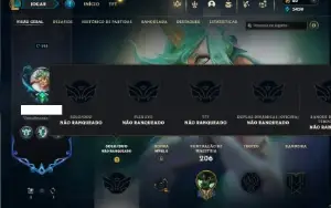 Unranked com 100 Champs e 60 Skins ( JG / SUP / ADC ) + RP