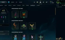 Conta Cheia de Skins, barato pra ir logo.