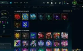 Conta Cheia de Skins, barato pra ir logo.