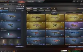 Conta Crossfire AL Barrinha de Ouro com 3 SEMI VIPS+MNS RARA
