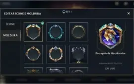 ESMERALDA IV + 10 SKINS + 40 CAMPEÕES + 1º PASSE WILD