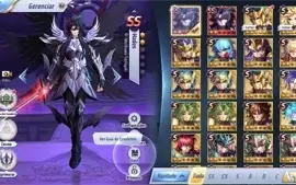 SAINT SEIYA AWAKENING - COM GEMAS AVANÇADAS E LIVROS