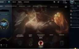 Conta Sem elo./elo anterior diamante 5. 118 Champs/ 38 skins