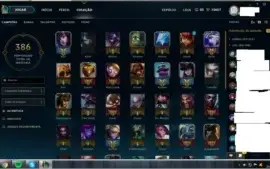 Conta Diamante 2 SoloQ + de 50 skins borda diamante 3