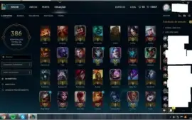 Conta Diamante 2 SoloQ + de 50 skins borda diamante 3