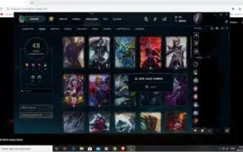 vendo conta no lol