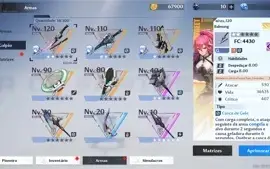Conta com Frigg 2 estrelas quase todos ssr + 26k de fc