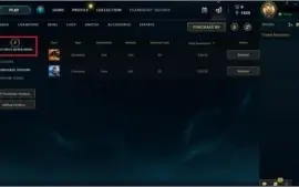 Conta de lol unranked +17 cápsulas / 10 champs